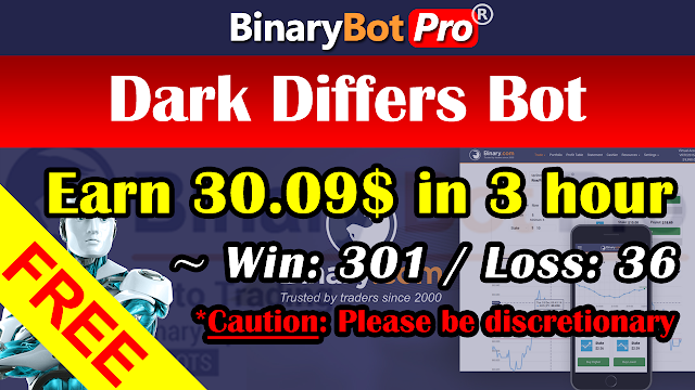 Dark Differs Bot | Binary Bot | Free Download