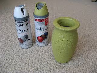 Painting Glazed Ceramic Vase DIY Before and After