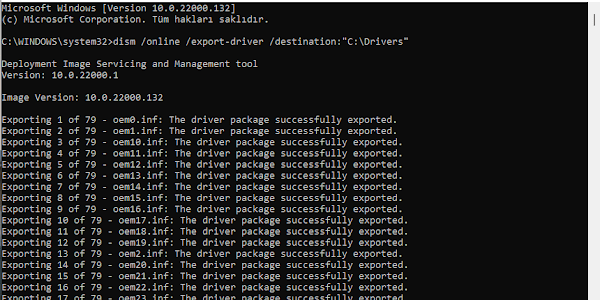 Windows 11 ve Windows 10'da DISM Aracını Kullanarak Windows Sürücülerini Yedekleme