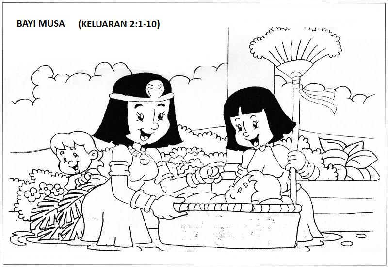 Sekolah Minggu Ceria: Gambar Cerita Alkitab: Bayi Musa 