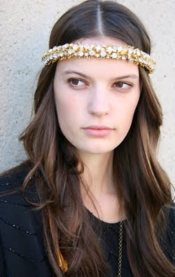 Victorian Hippie Sparkle Head Piece