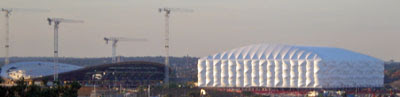 Olympic Park skyline - July 2010