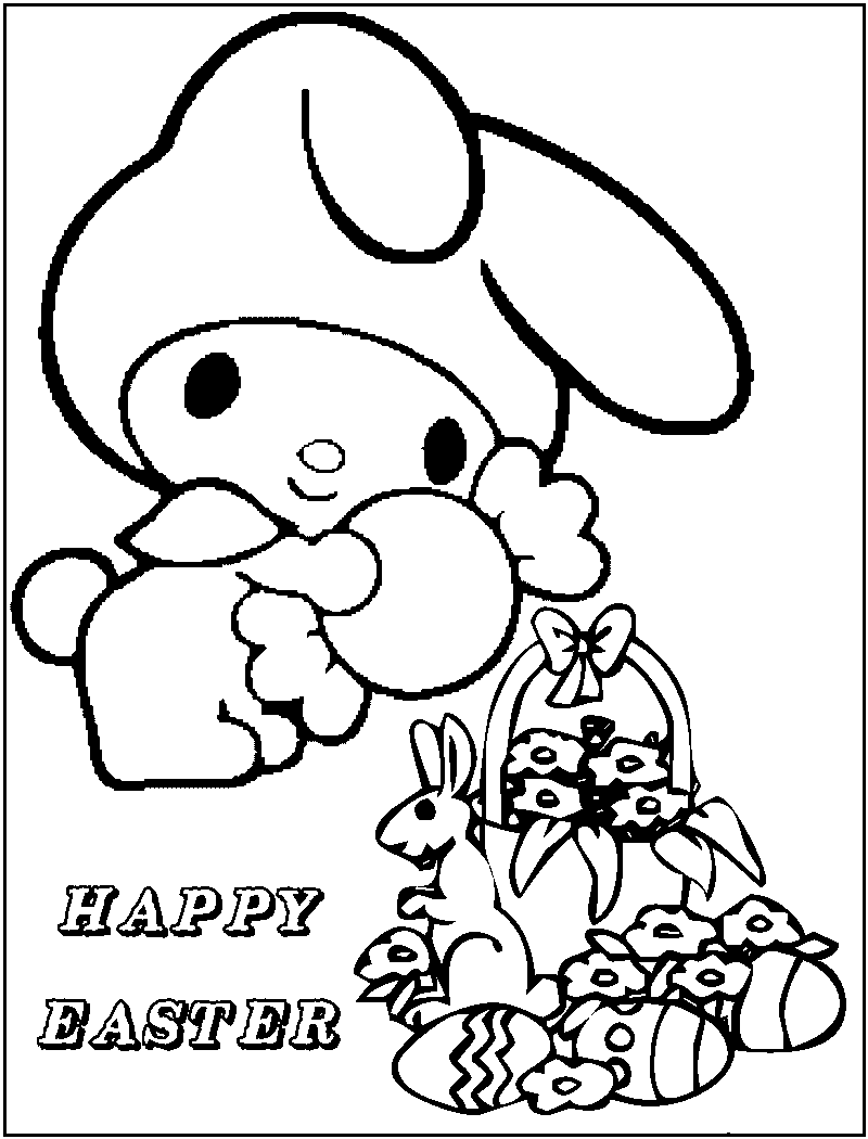 Easter Online Coloring Pages Page 1 The Color