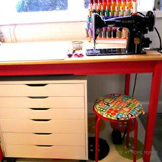 IKEA INGO Dining Table Hack for a Sewing Machine - Sink your Sewing Machine in a Table!