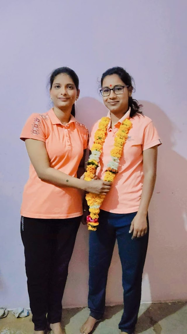 मोगरगा येथील बांधकाम मजुराची मुलगी स्वाती चांदुरे बनली कालवा निरीक्षक......