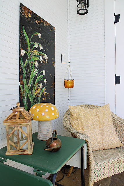 Create a Cheerful Front Porch with Thrift Store Finds