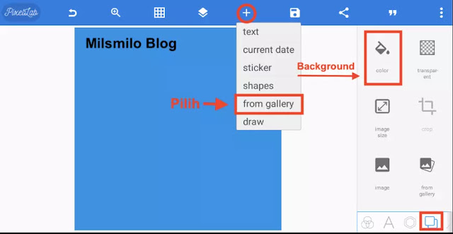 Cara menghapus background di pixellab, menghilangkan background foto dan gambar, remove background di HP dengan aplikasi pixellab