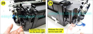 How to disassemble Canon MG5300, MG5310, MG5320, MG5330, MG5340, MG5350, MG5370, MG5380 for replacement of ink absorber