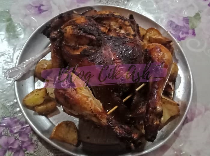 Ayam Panggang Guna Air Fryer - Blog Cik Ash