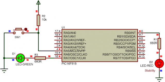 Using the Internal RC Oscillator of PIC16F818 in XC8