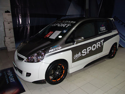 Honda Jazz Fit White Glade Sport Racing