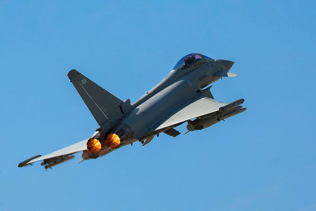 RAF Typhoon scramble intercept Russian Su-24