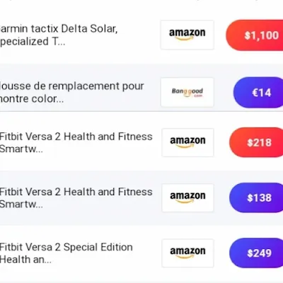 comparison of Apple vs. Fitbit, and Garmin