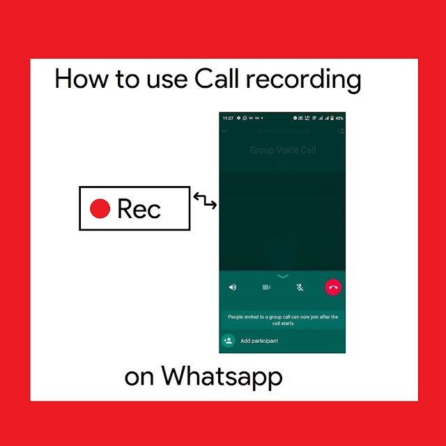 how to record call on whatsapp?