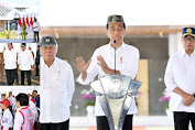 Resmikan Bandara Panua Pohuwato, Presiden Joko Widodo Tekankan Pentingnya Kecepatan Konektivitas