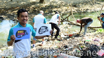 Biar Tak Jemu, Penghuni Rutan Pinrang Kerja Bakti Di Luar Sel