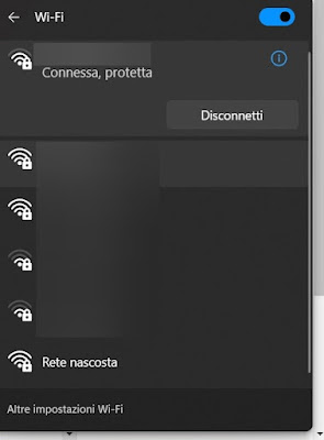 Connessione Wi-Fi