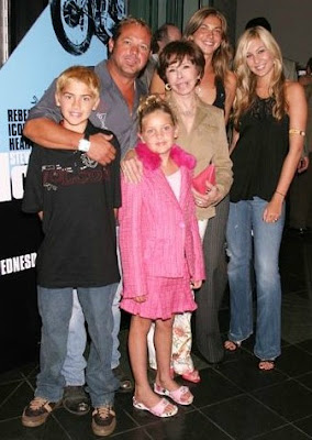 Chad McQueen with his family