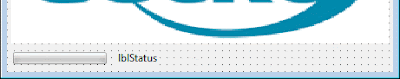 Progress bar and status bar