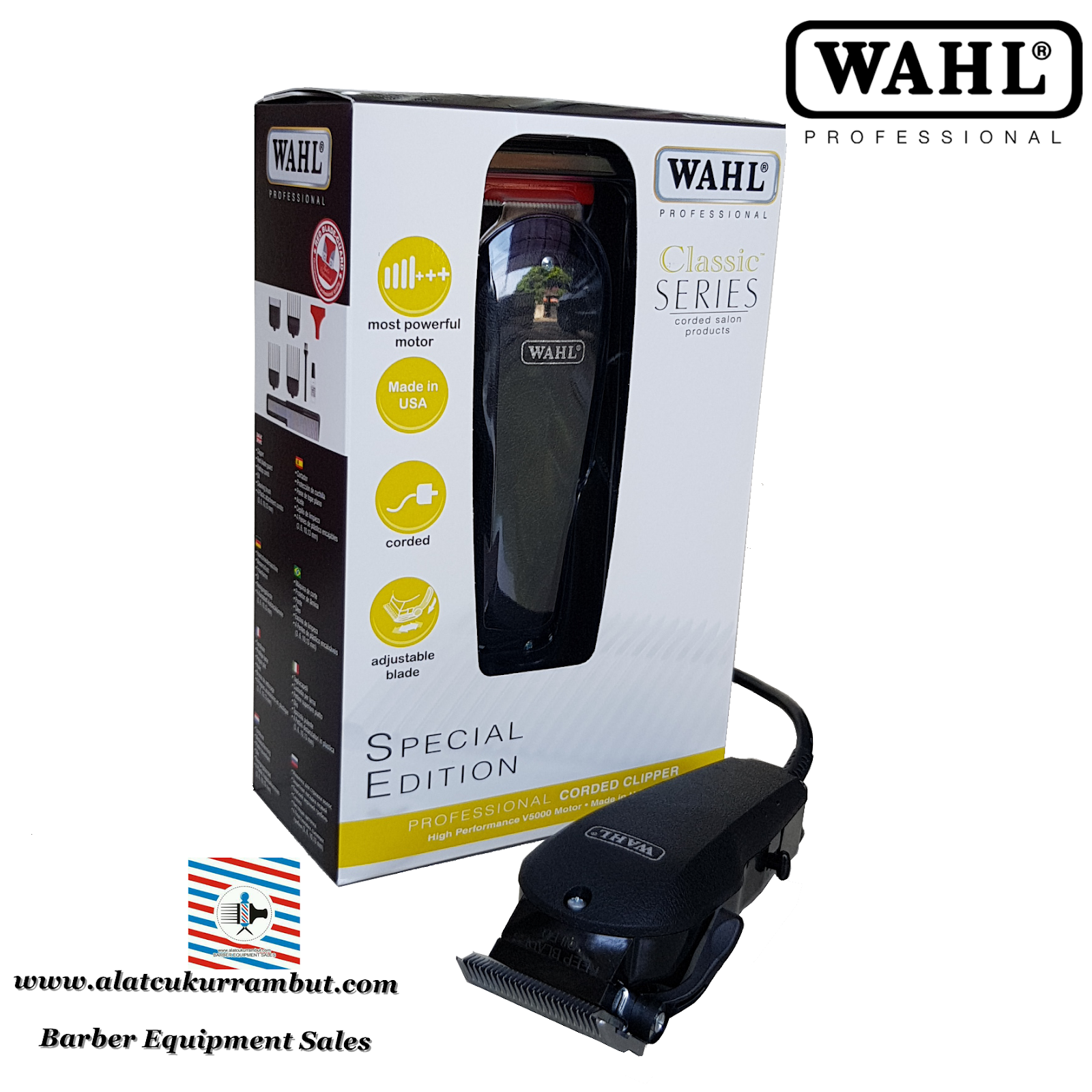  Mesin  Cukur  Rambut  merk WAHL  Special Edition Black 