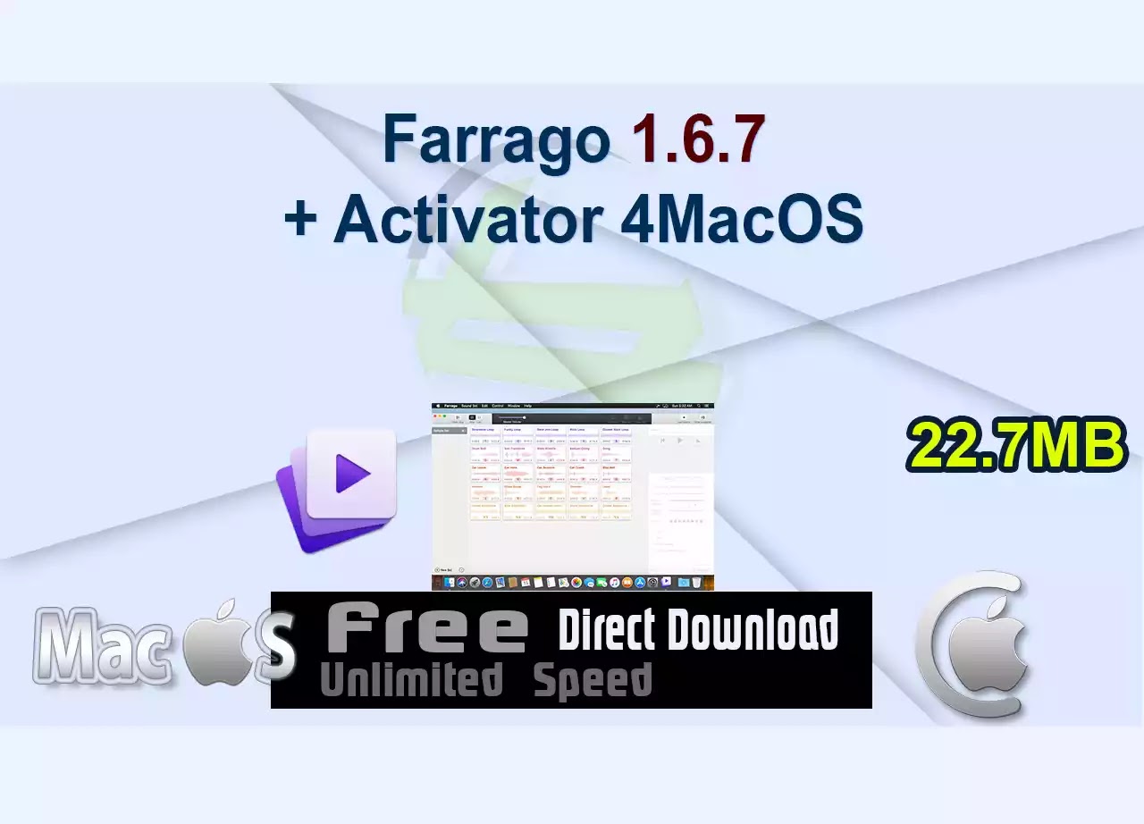 Farrago 1.6.7 + Activator 4MacOS