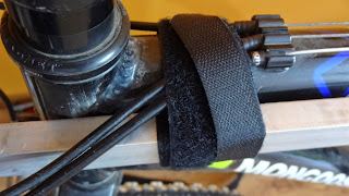 Gopro Pole on Bike - Velcro Strap