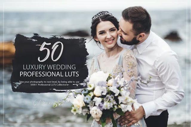 50 Luxury Wedding LUTs Pack