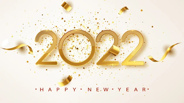 Beautiful Happy New Year 2022 Background