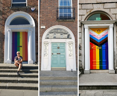 Las típicas puertas de colores de Dublín.