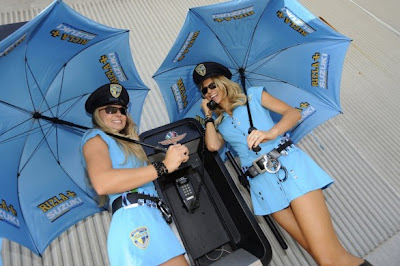 Sexy and hot umbrella girl MotoGP Estoril Portugal 2011