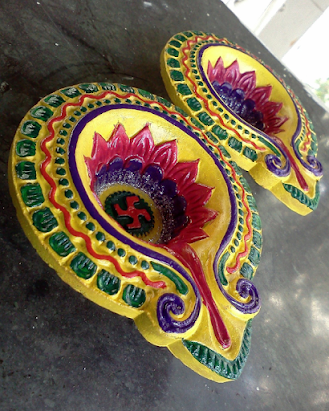 diwali diya decorate