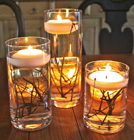 Votive Candle Centerpieces