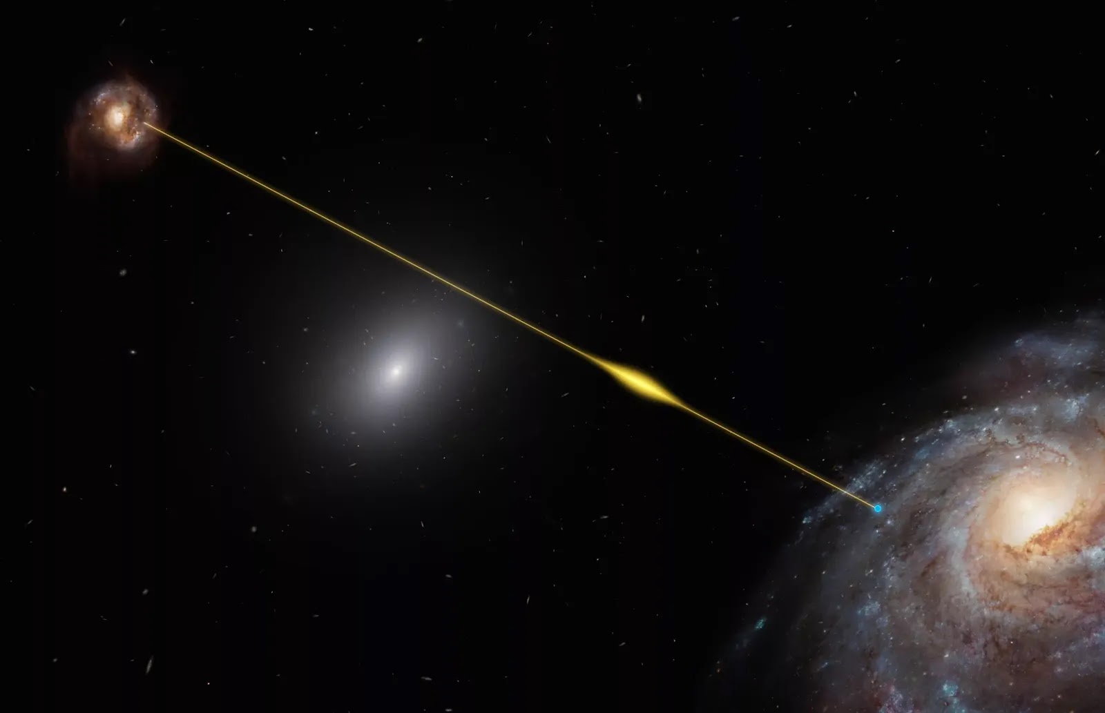 Exploring the Mysteries of Fast Radio Bursts Signals from an 8 Billion-Year-Old Galaxy