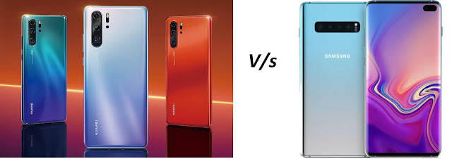 Huawei P30 Pro v/s Samsung Galaxy S10+ comparison