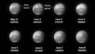 Mengerikan, Badai Debu Di Mars Telah Mengelilingi Seluruh Planet