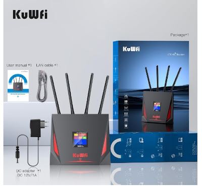 Review KuWFi KF-CPF906 4G Router with sim Card Slot