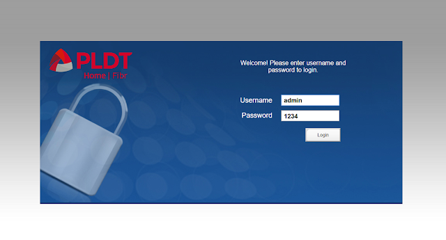 PLDT Home Fiber (Fibr) admin login