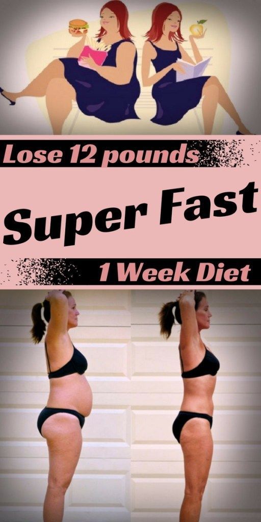 Lose 12 Pounds With This Super Fast 1 Week Diet