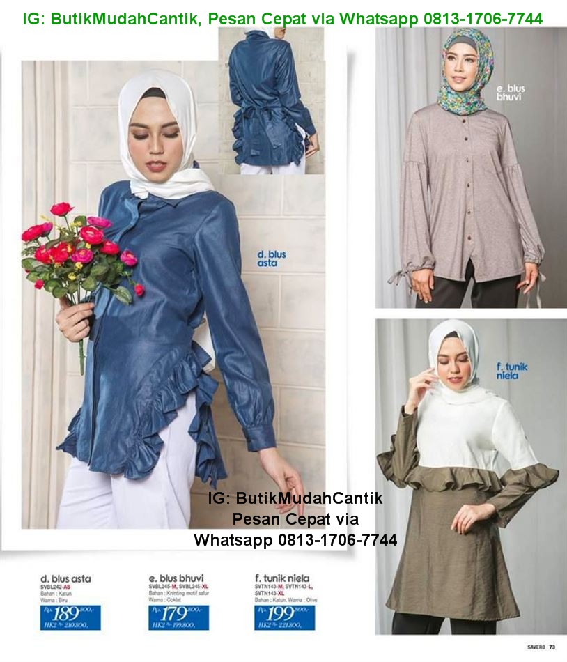  GAMIS  KANTOR Baju  Kerja  Muslim Savero Fashion by Rika 