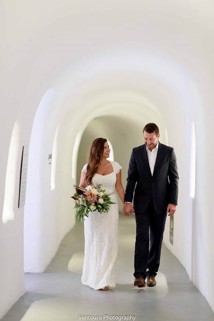 Wedding Inspiration- Oia, Santorini Greece wedding. Photo by Ventouris Photography