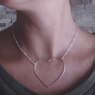 Collar corazón plata de ley