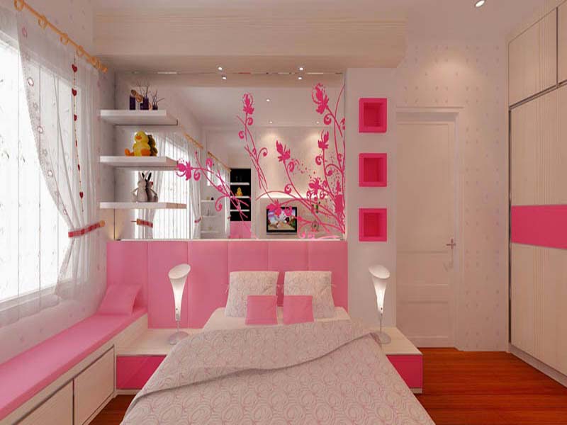 Desain Kamar Tidur Minimalis Warna Pink  Design Rumah 