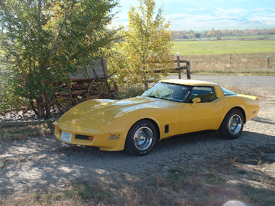 1981 Yellow Chevrolet Corvette