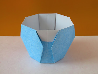Origami foto3: Vaso con esagoni - Vase with hexagons © by Francesco Guarnieri