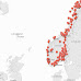 Norway Has Posted A Map That Shows The Exact Locations Of Its Armed Forces And Secret Installations