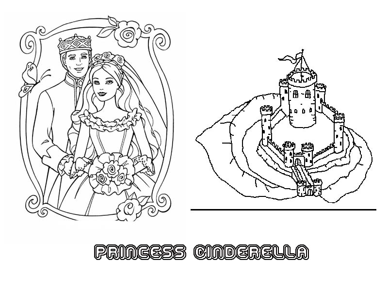 Castle Coloring Page