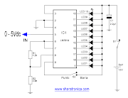 Tutorial circuito integrado LM3914 LM3915.