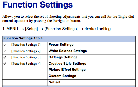 sony nex-7 rear button focus