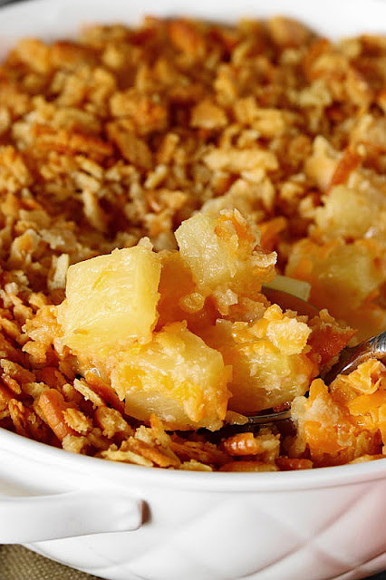 Pineapple Casserole Close-Up Image