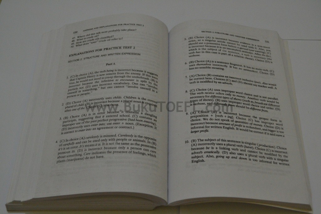 buku cliffs toefl preparation guide ini meringkas dari buku besar ...